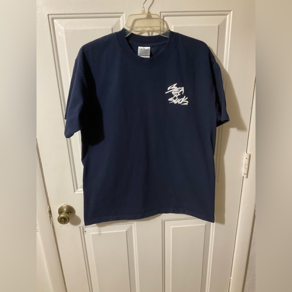 3/$12 SalSEA N’ SUDS Men’s L T-Shirt Gulf Shores AL Double-Sided Est 1975 Cotton